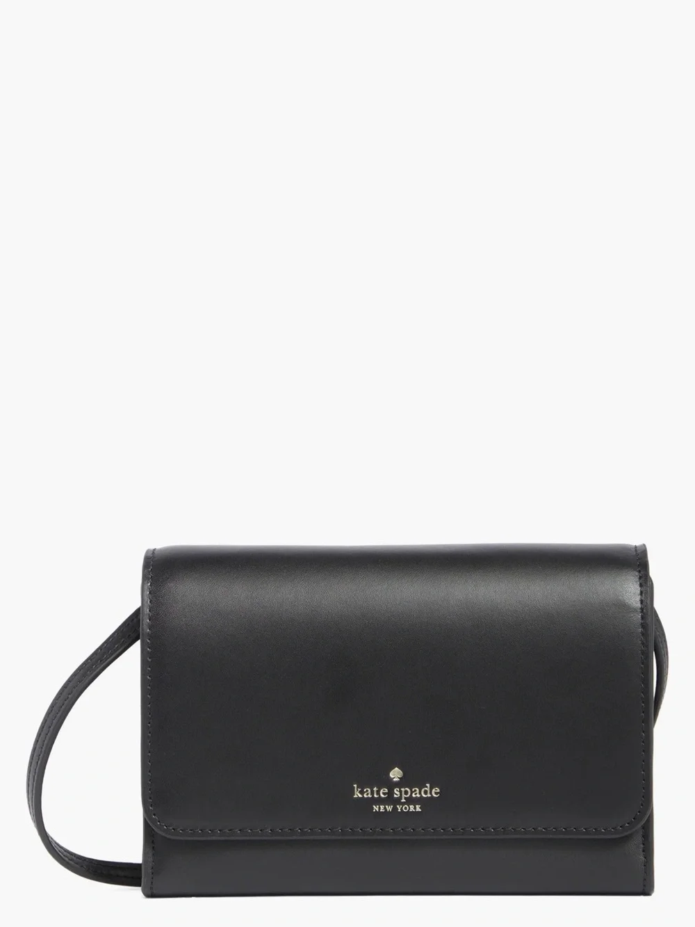 Kate Spade Black Leather Kerri Crossbody Bag